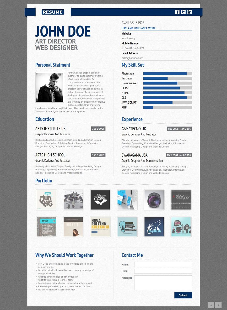 1000  images about visual design   curriculum vitae on pinterest